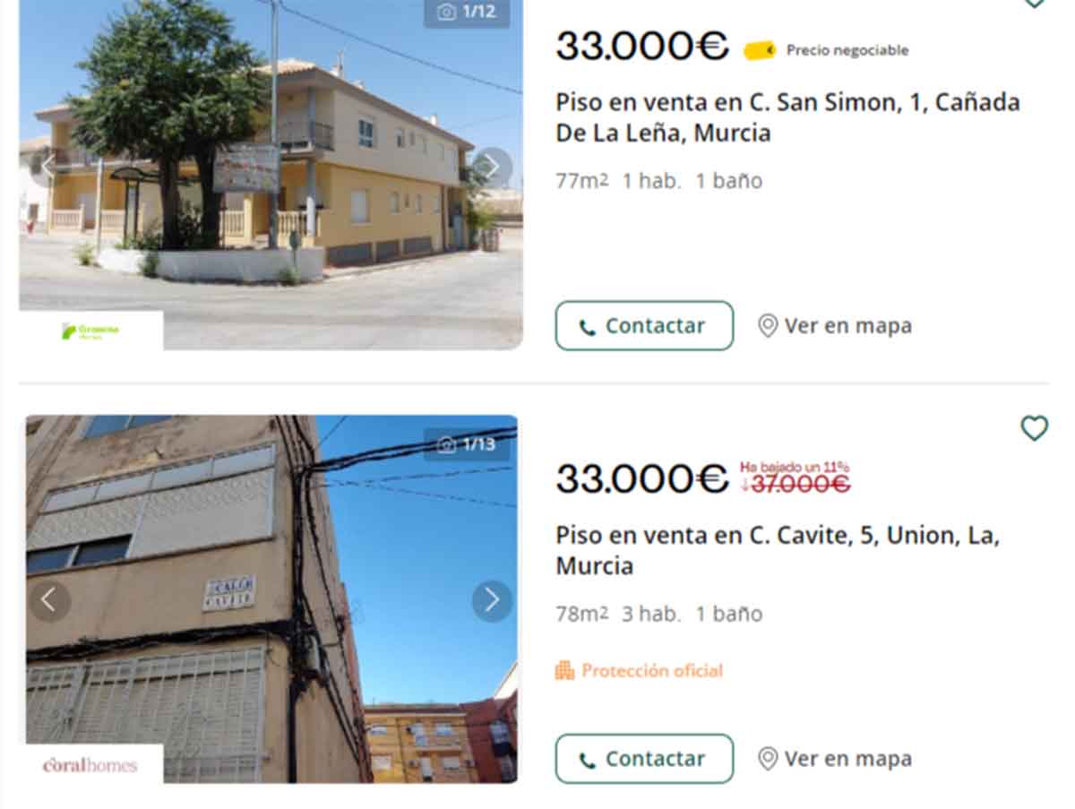 Piso a la venta por 33.000 euros