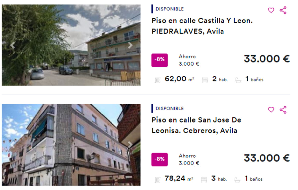 Vivienda en venta por 33.000 euros