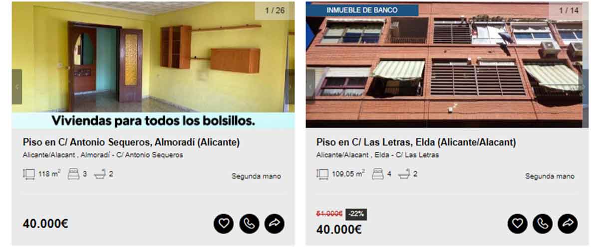 Piso en venta por 40.000 euros