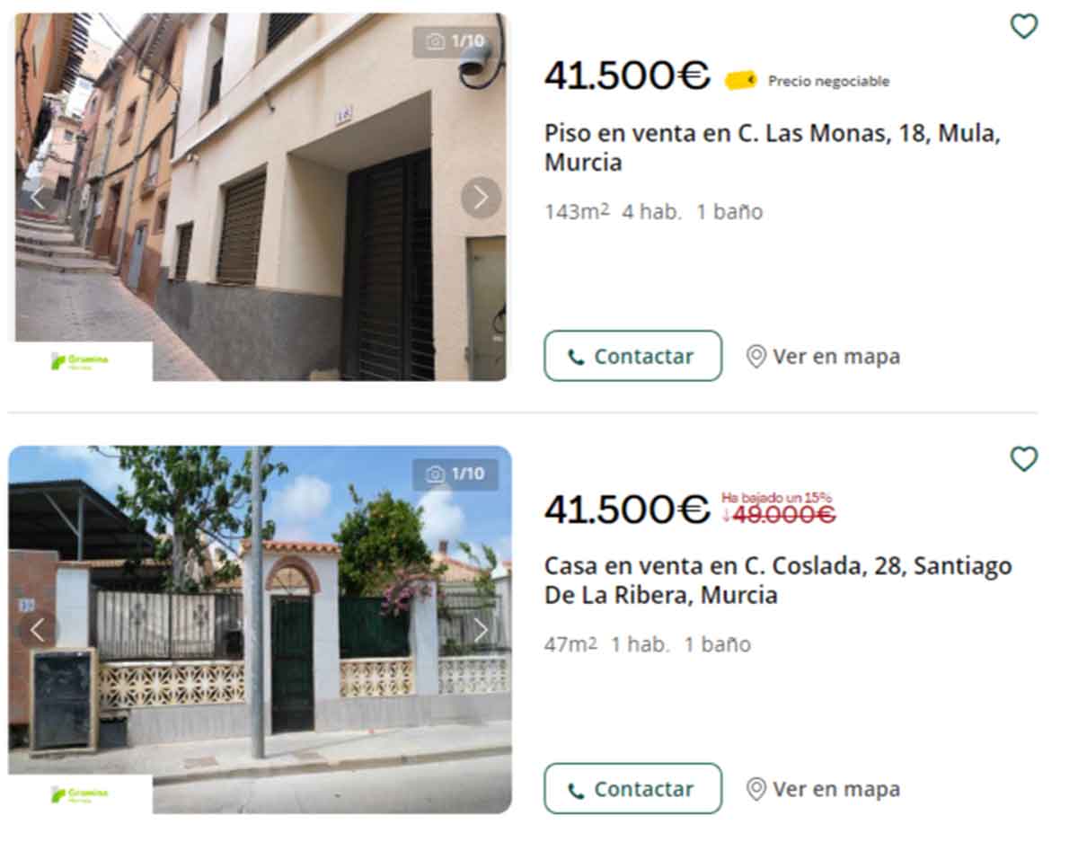 Vivienda en venta por 41.000 euros