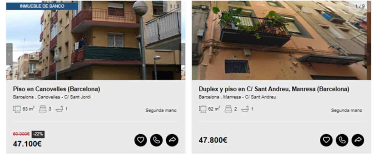 Piso en venta por 47.000 euros en Barcelona