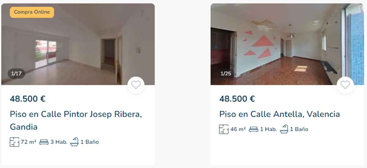 Piso en venta en Valencia por 48.000 euros