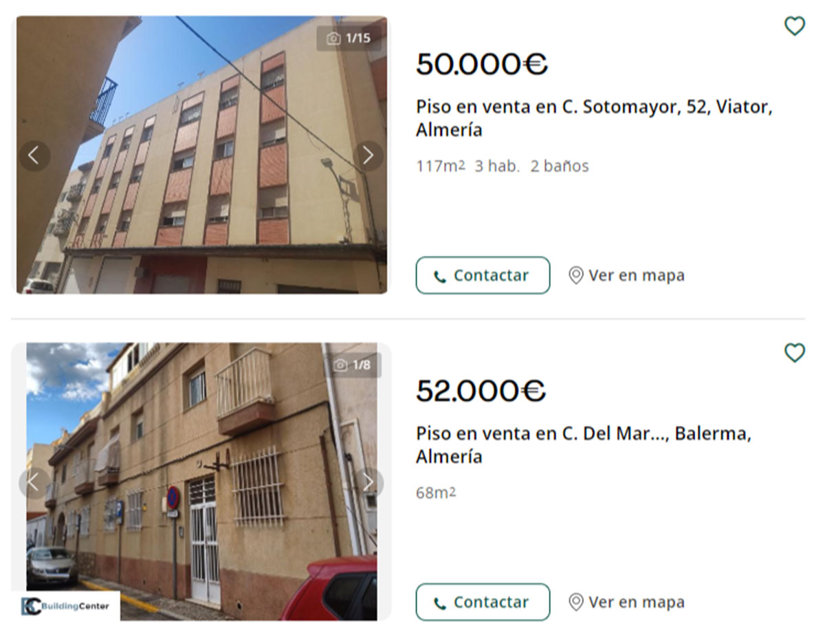 Piso en venta por 50.000 euros