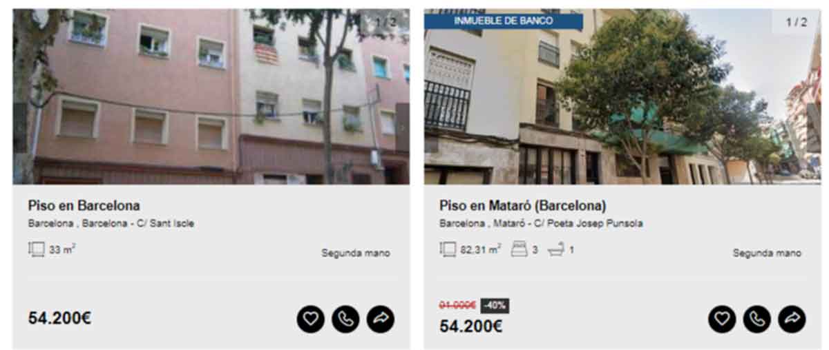 Piso en venta por 54.000 euros en Barcelona