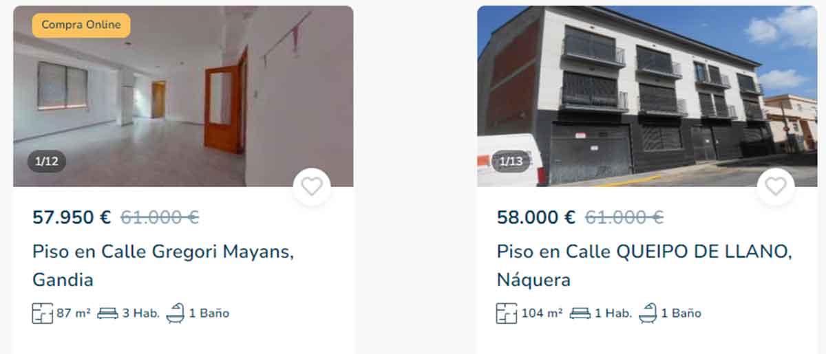 Piso a la venta en Valencia por 58.000 euros