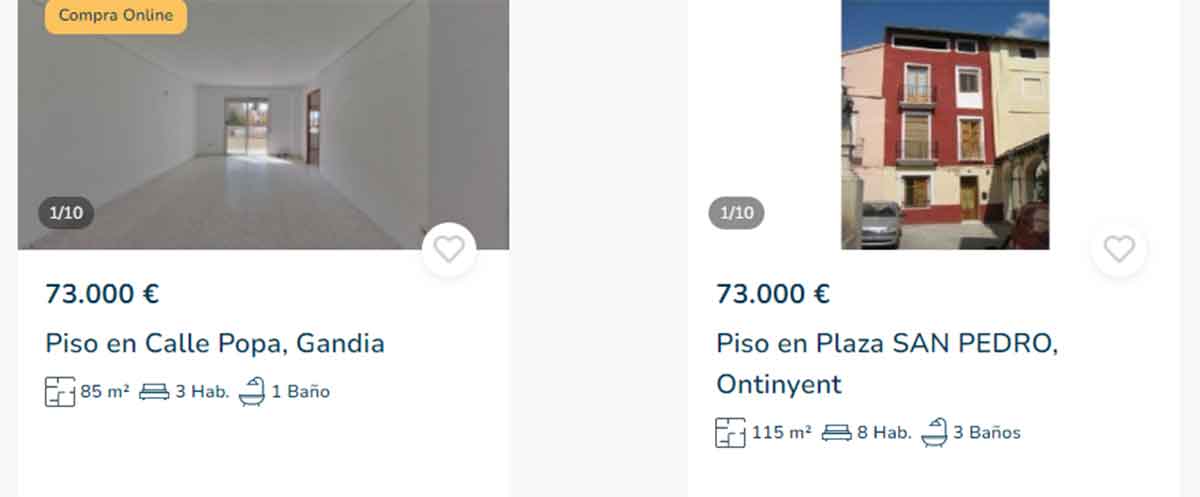 Piso en venta por 73.000 euros en Valencia