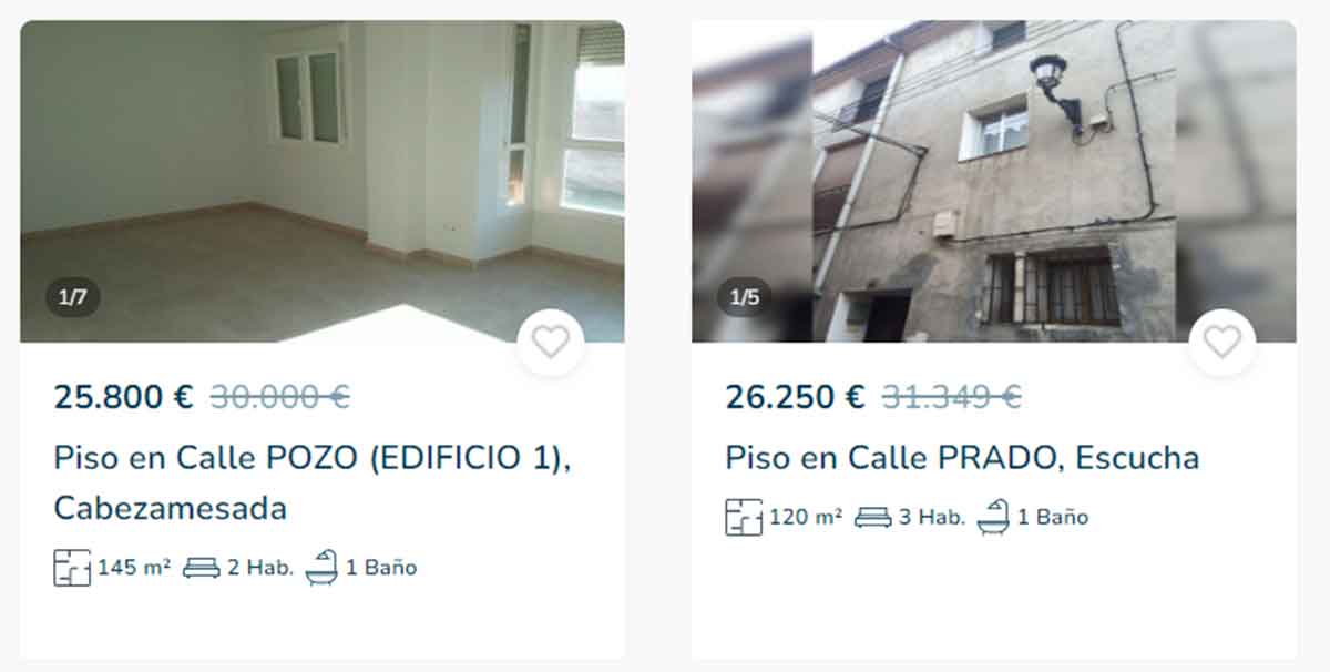 Pisos por menos de 26.000 euros