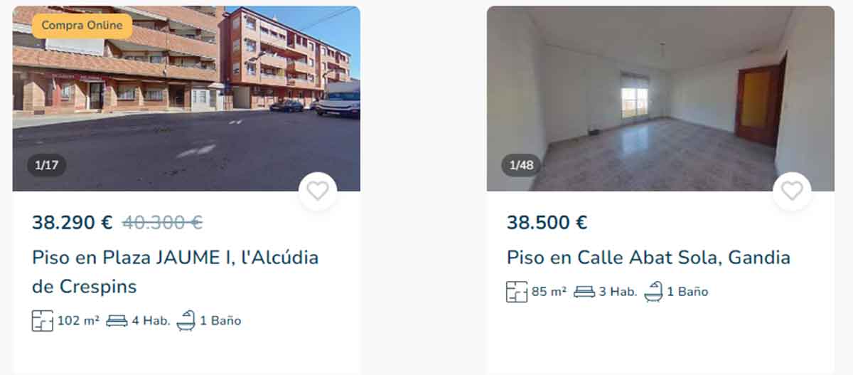 Pisos en venta por menos de 40.000 euros en Valencia