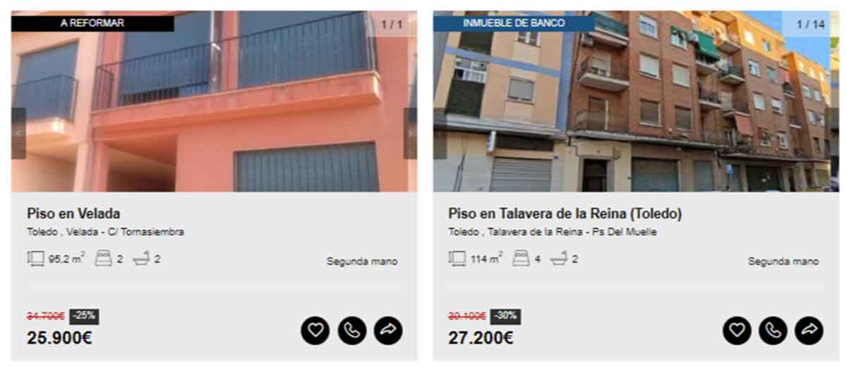 Pisos a la venta por 25.000 euros