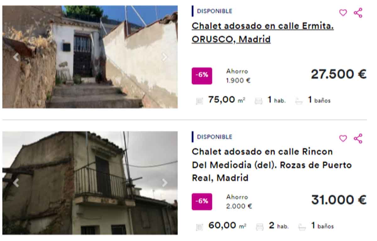 Pisos en Madrid por menos de 30.000 euros