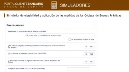 El simulador del Banco de España para saber si puedes congelar tu hipoteca