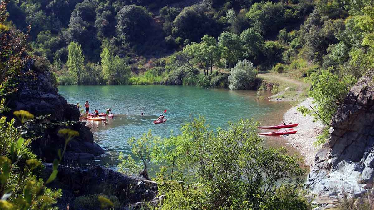 Actividades en el embalse de Siurana
