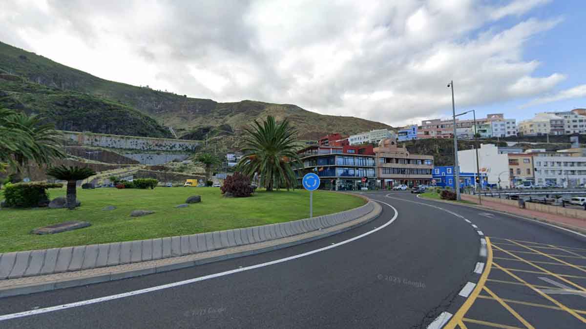 Turbo rotonda en La Palma.