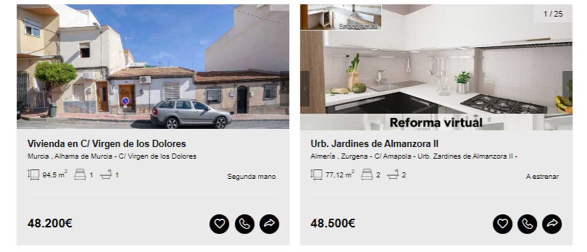 Adosado en venta por 48.000 euros