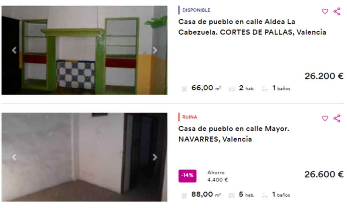 Apartamentos en venta por 25.000 euros