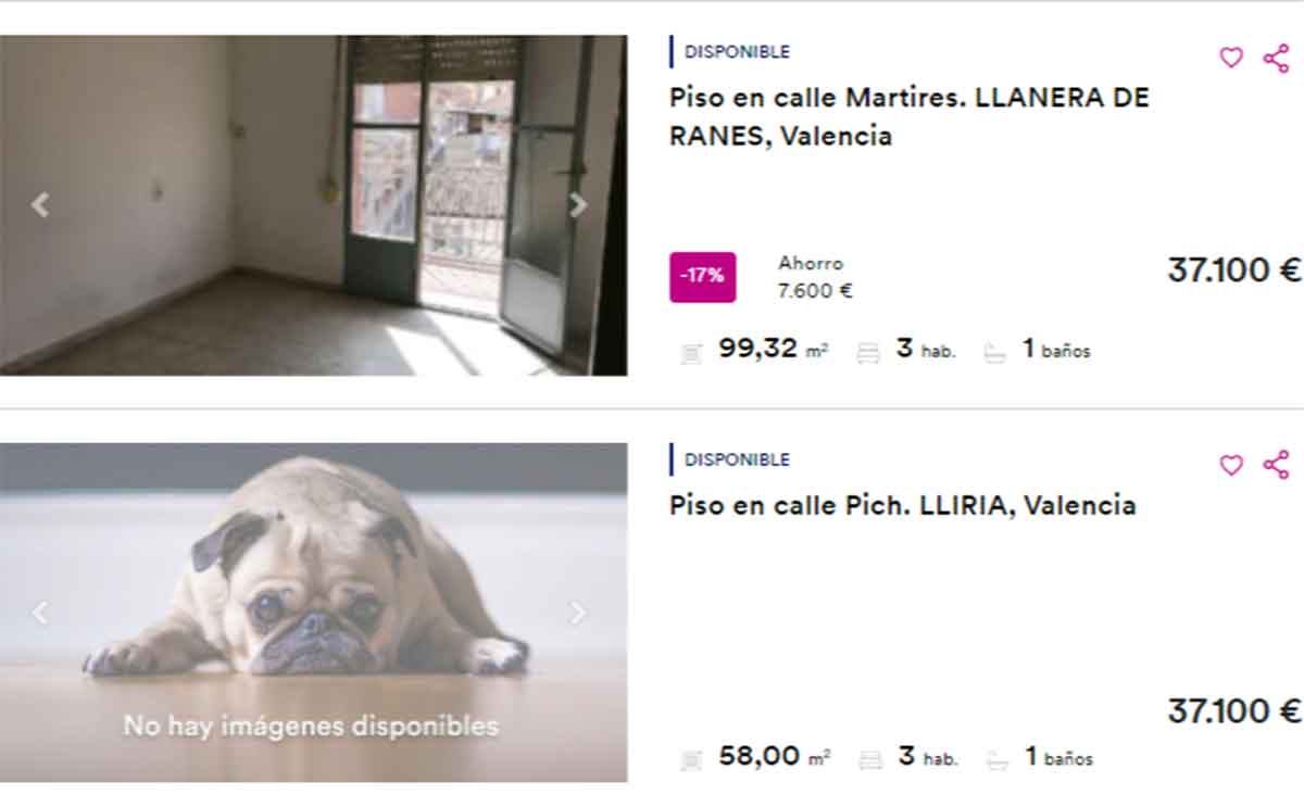 Pisos en Valencia por menos de 40.000 euros