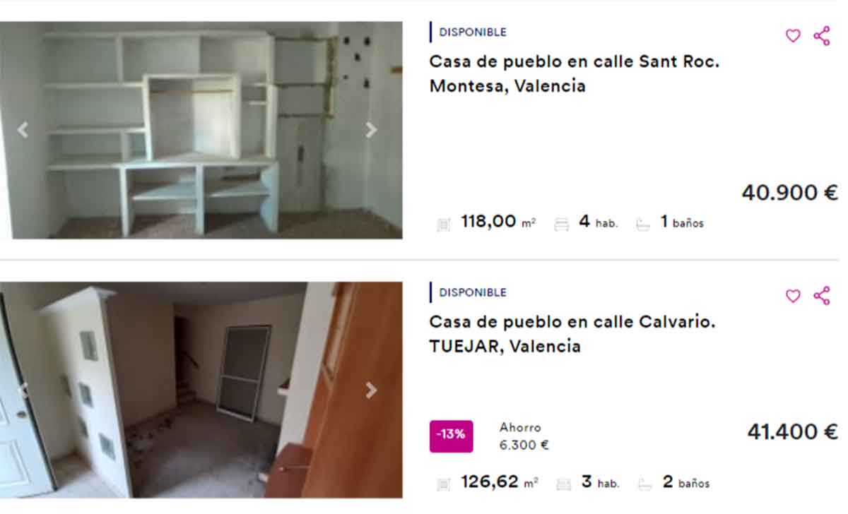 Pisos en Valencia por 40.000 euros