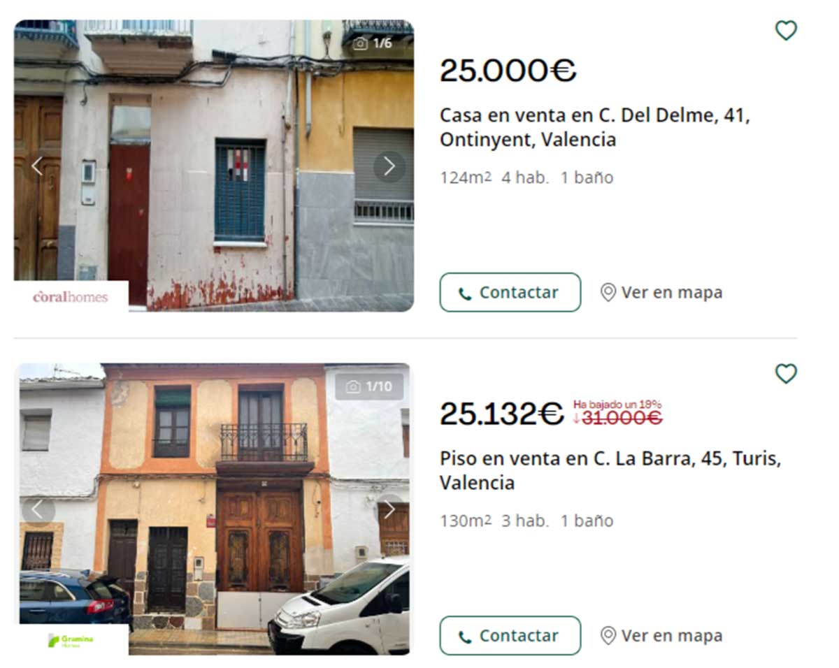 Casa en venta por 25.000 euros en Valencia
