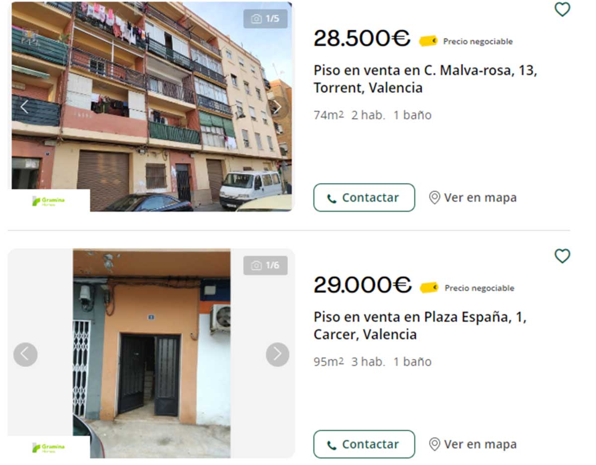 Casa en venta por 28.000 euros en Valencia