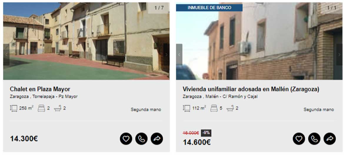 Chalet adosado por 14.000 euros