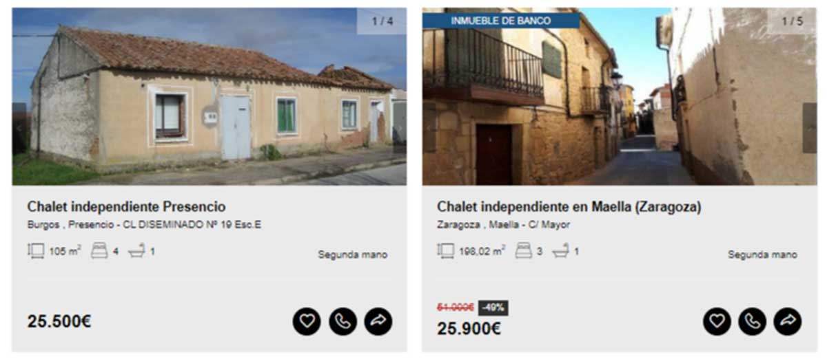 Casa independiente por 25.000 euros