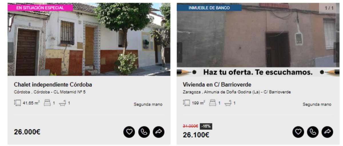 Chalet por 26.000 euros