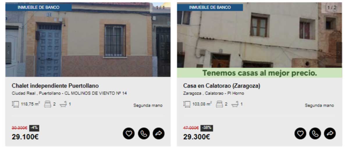 Chalet independiente por 29.000 euros