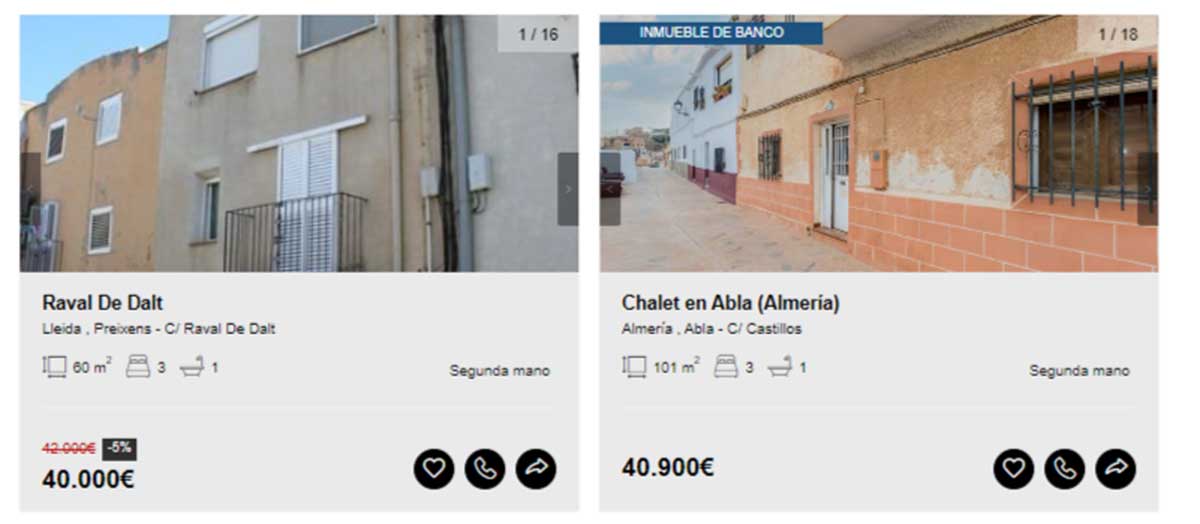 Chalet por 40.000 euros