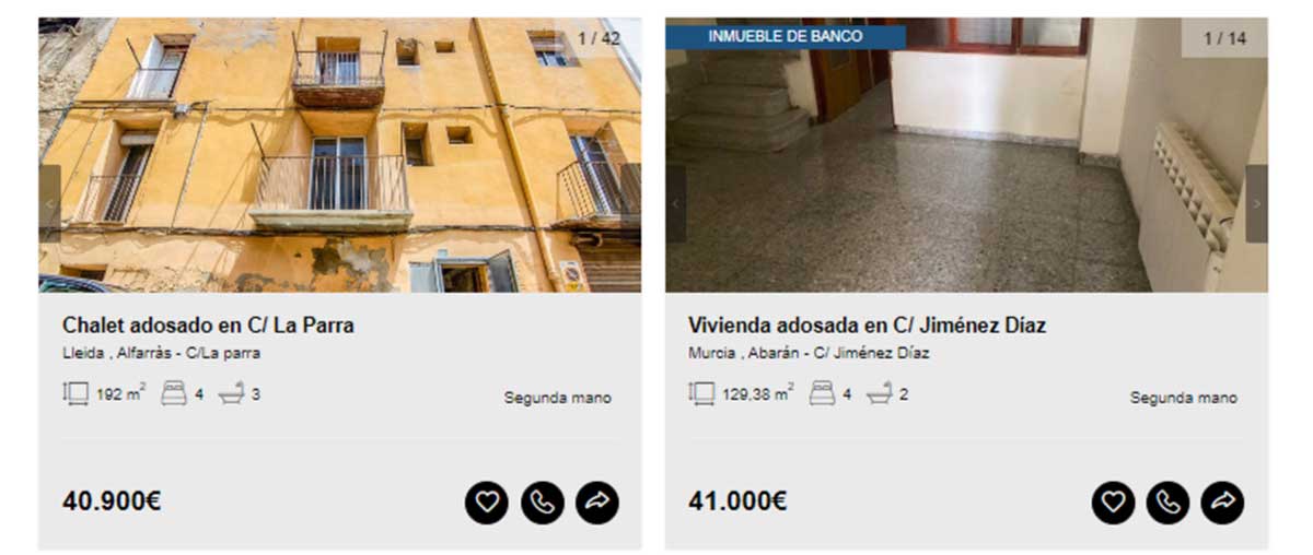 Chalet en venta por 41.000 euros