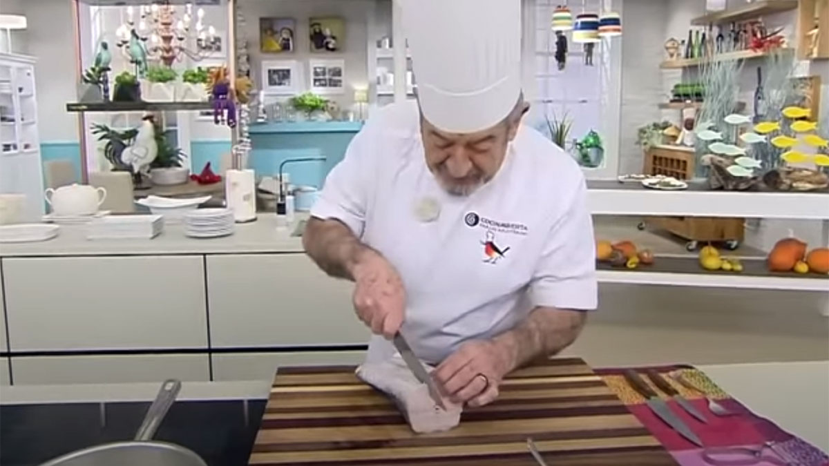 Primer corte de la merluza