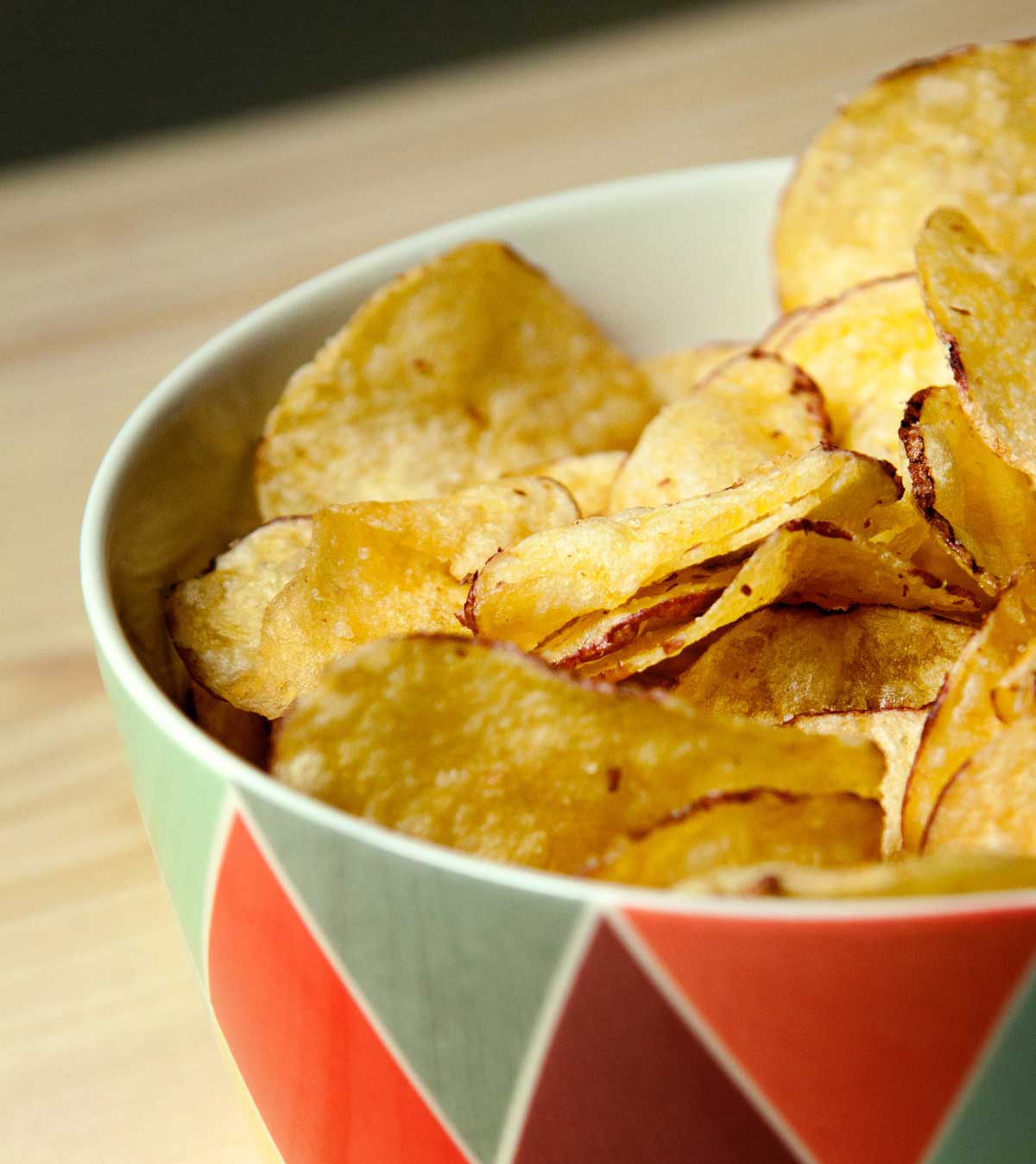 Patatas fritas de bolsa.