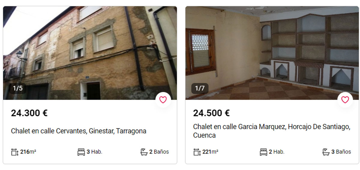 Pisos con piscina por 24.000 euros
