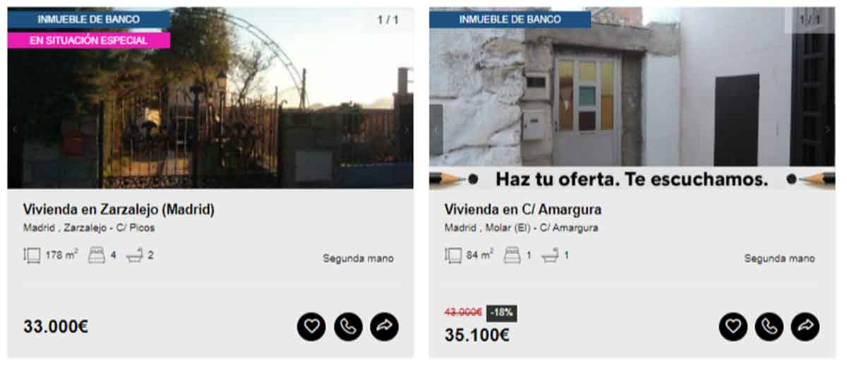 Pisos por 33.000 euros en Madrid