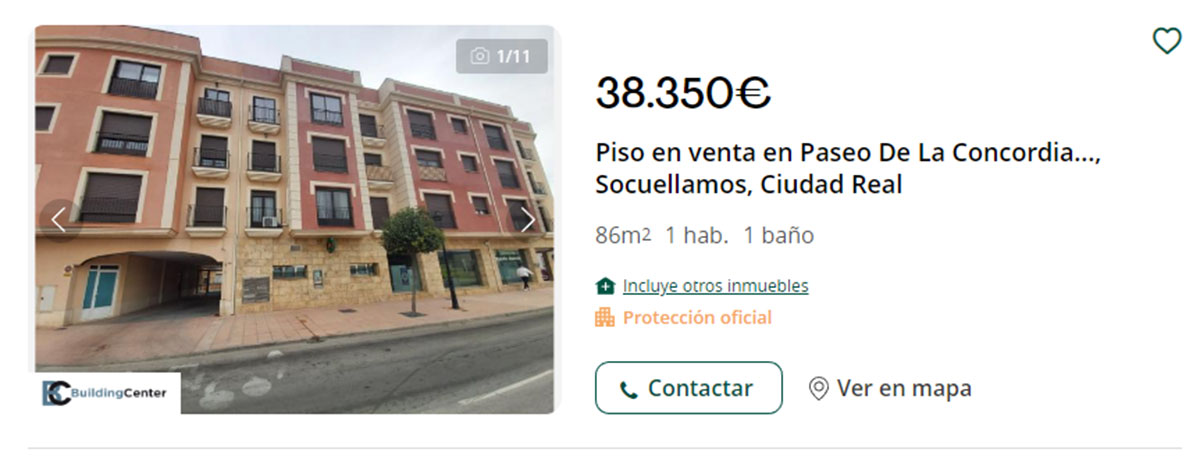 Pisos por 38.000 euros con piscina