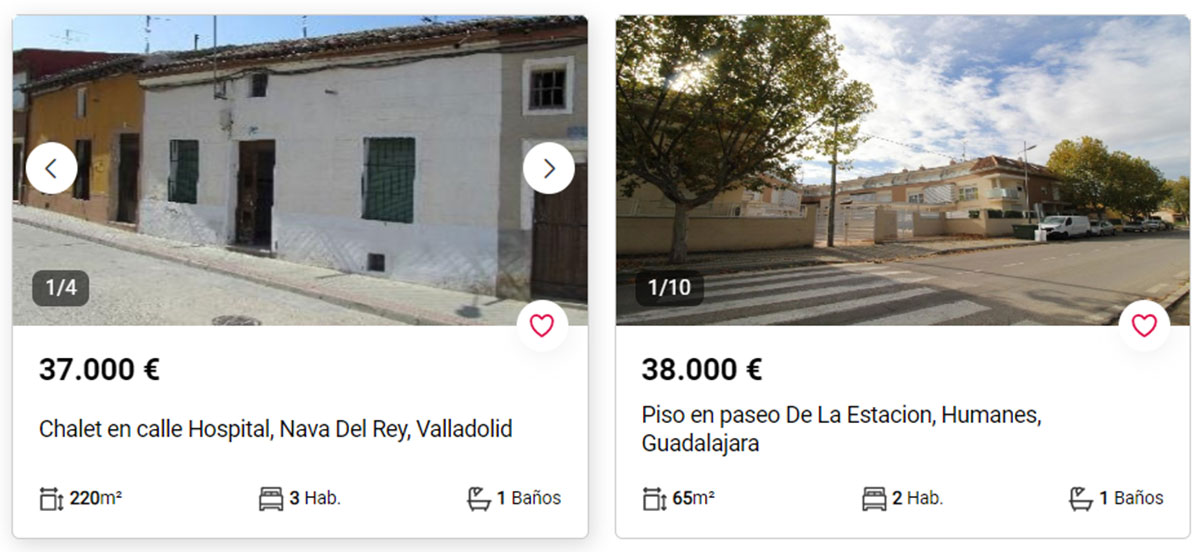 Pisos con piscina por menos de 40.000 euros