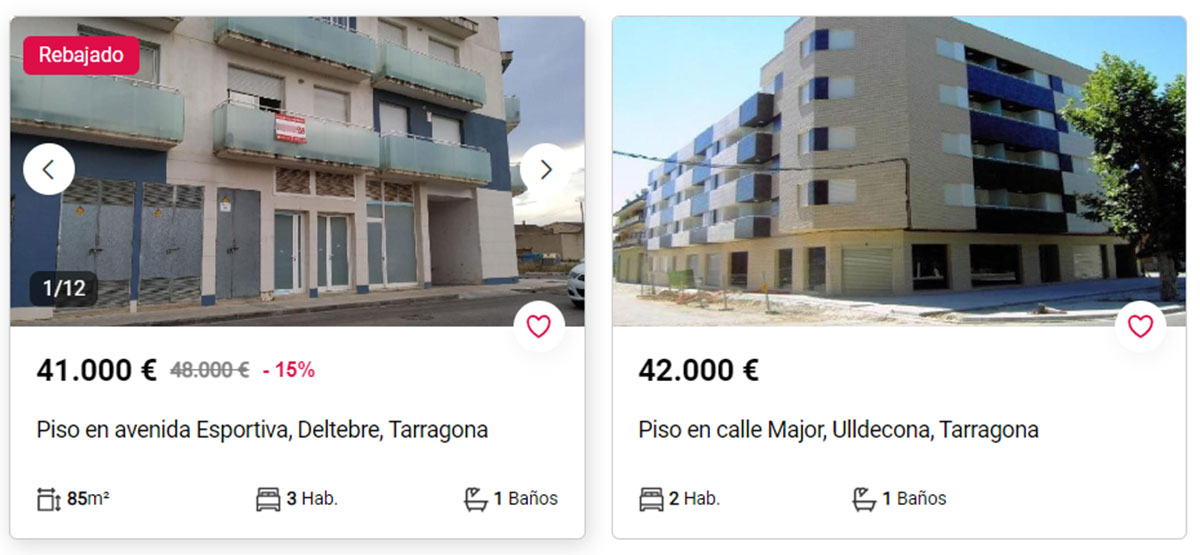 Pisos por 41.000 euros con piscina