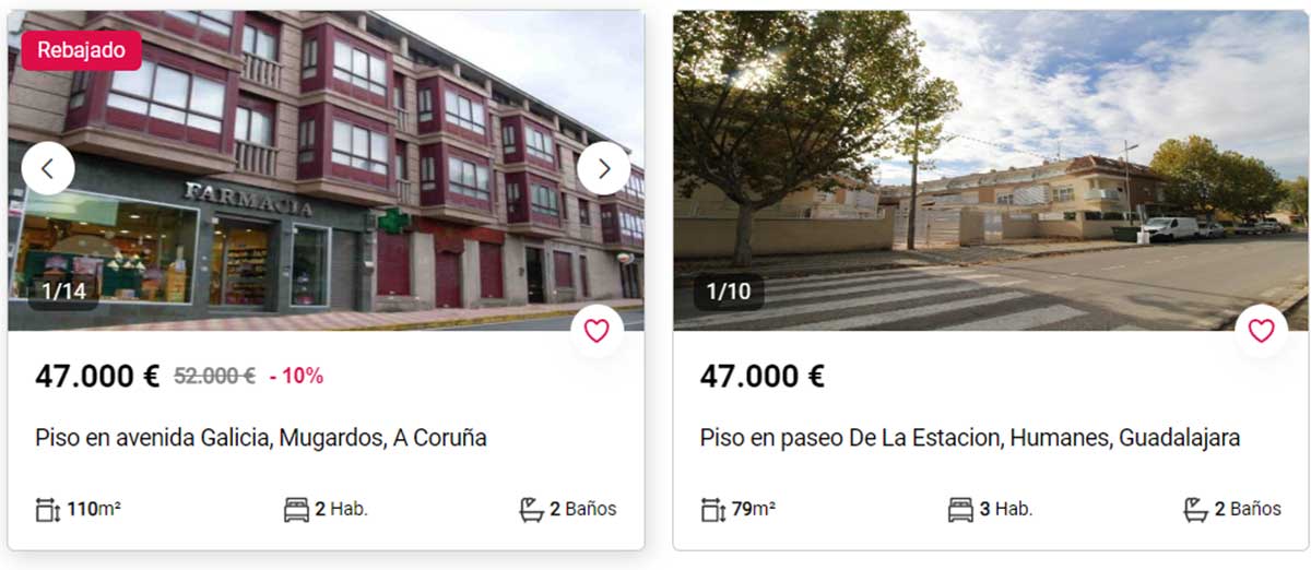Piso a la venta por 47.000 euros