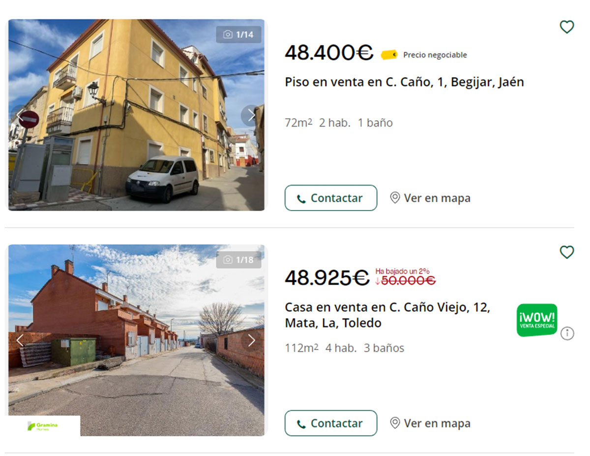 Pisos con piscina por menos de 50.000 euros