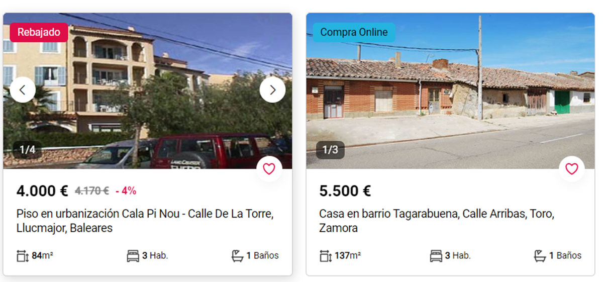 Pisos con piscina por menos de 5.000 euros