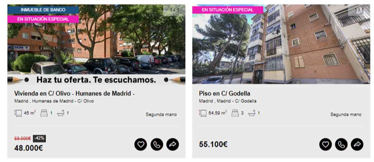 Piso a la venta por 50.000 euros en Madrid
