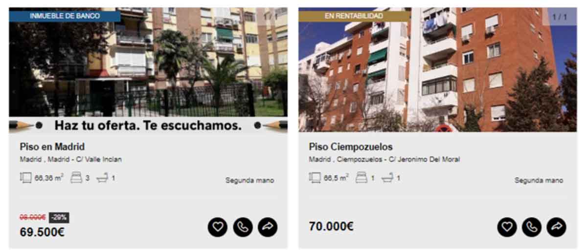 Piso en venta por 70.000 euros en Madrid