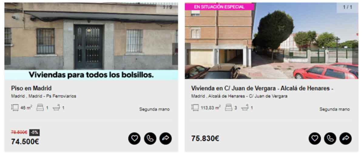 Piso en venta por 75.000 euros en Madrid
