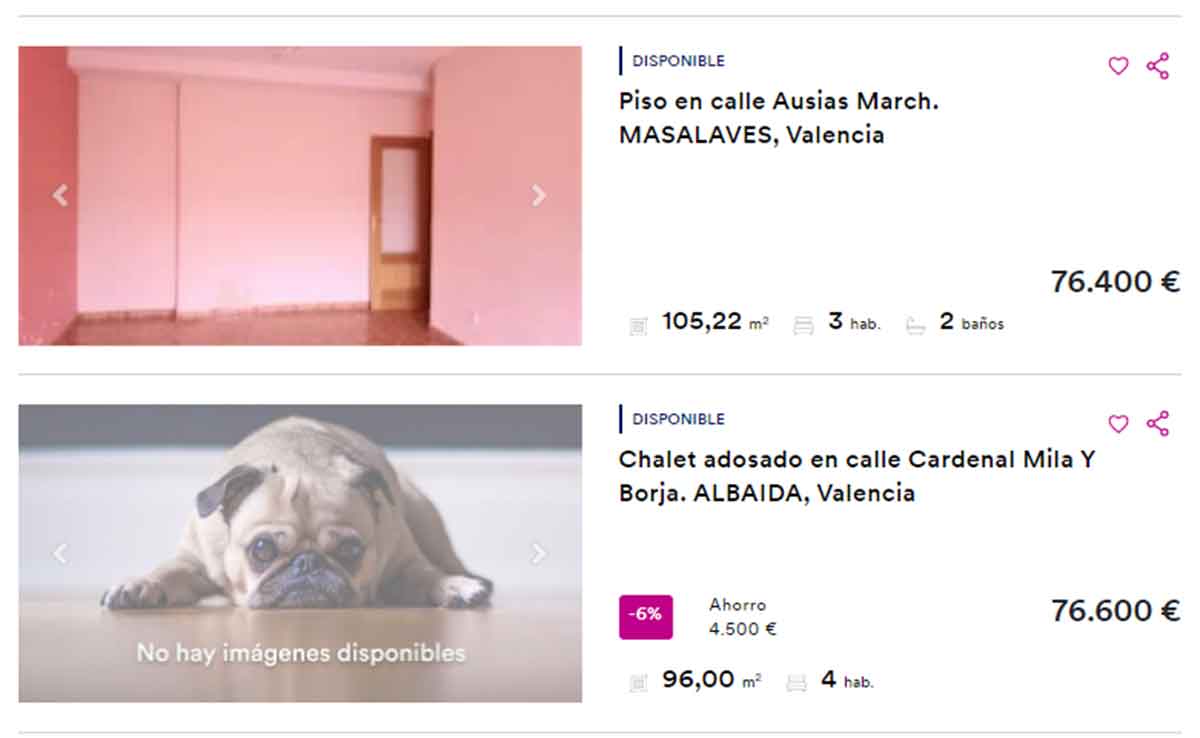 Piso en venta por 76.000 euros