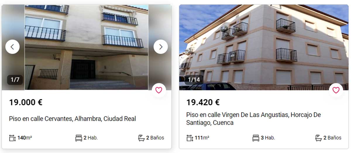 Piso en venta por 19.000 euros