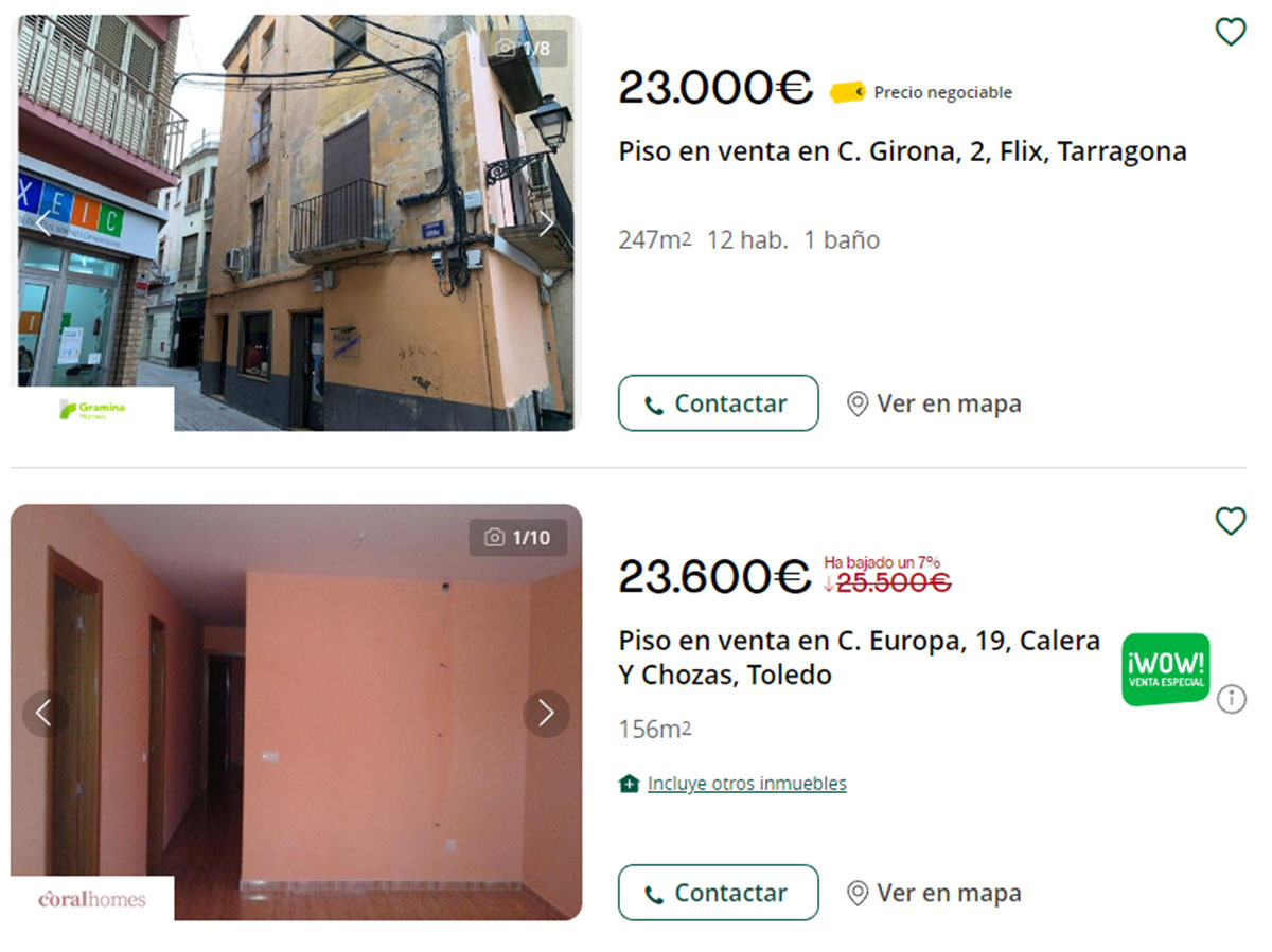Piso con piscina por 20.000 euros