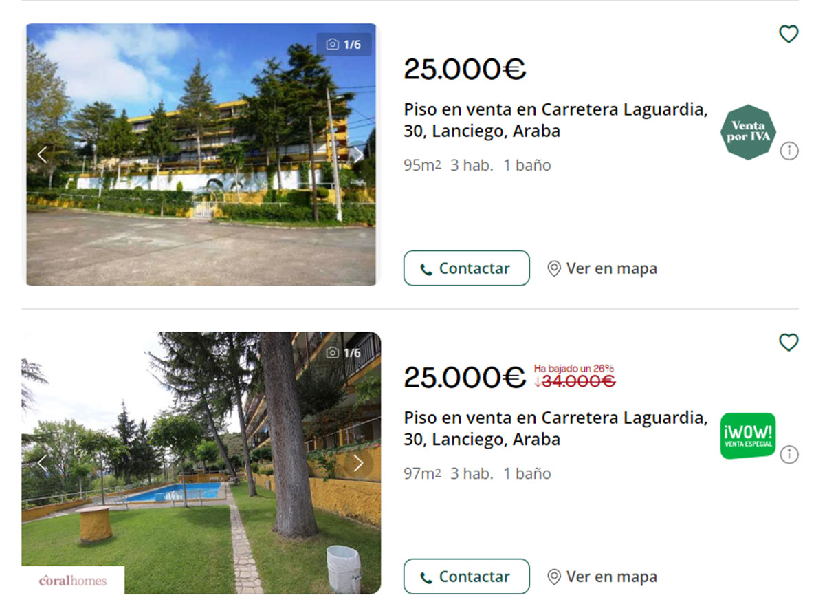Piso con piscina por 25.000 euros