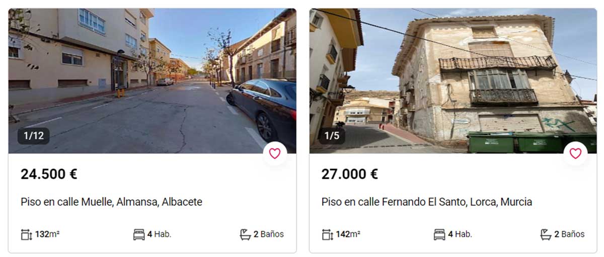 Piso a la venta por 27.000 euros
