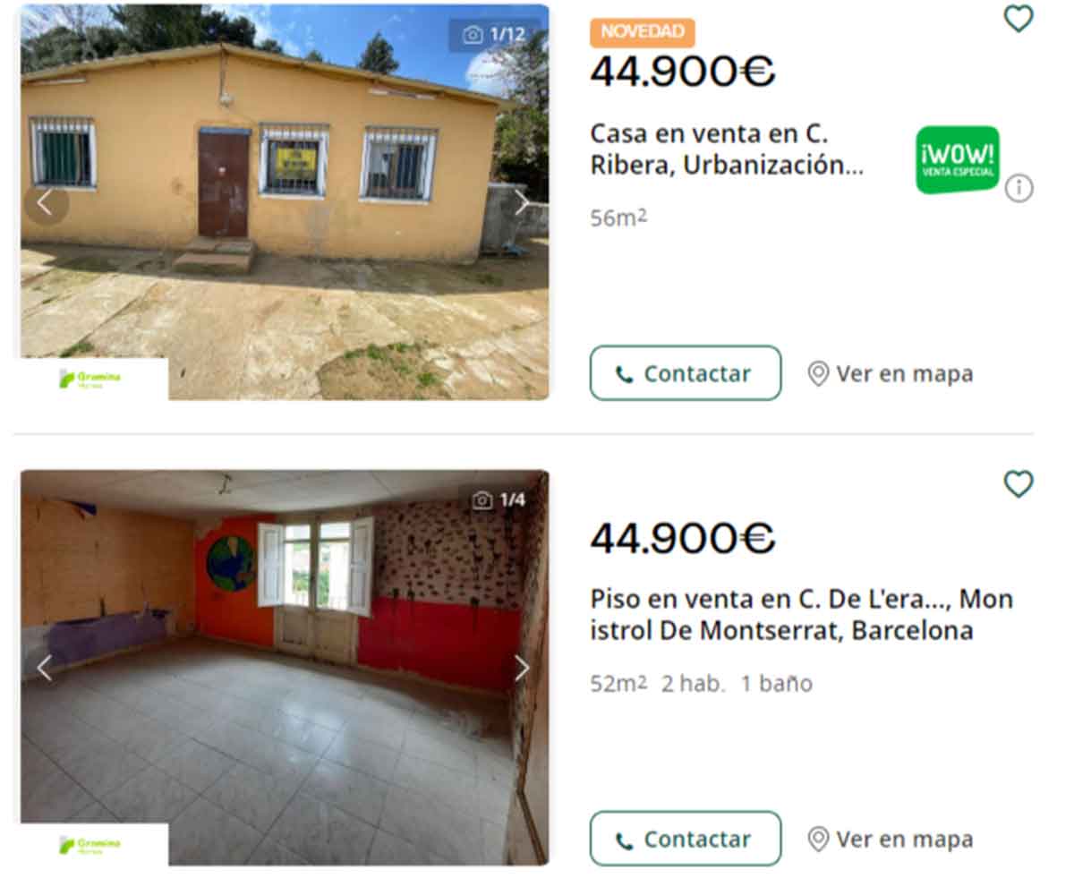 Piso en venta por 44.000 euros en Barcelona