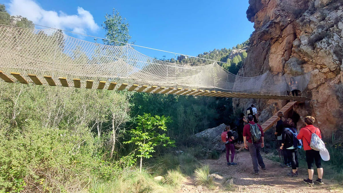 Puente colgante de Zarzalar