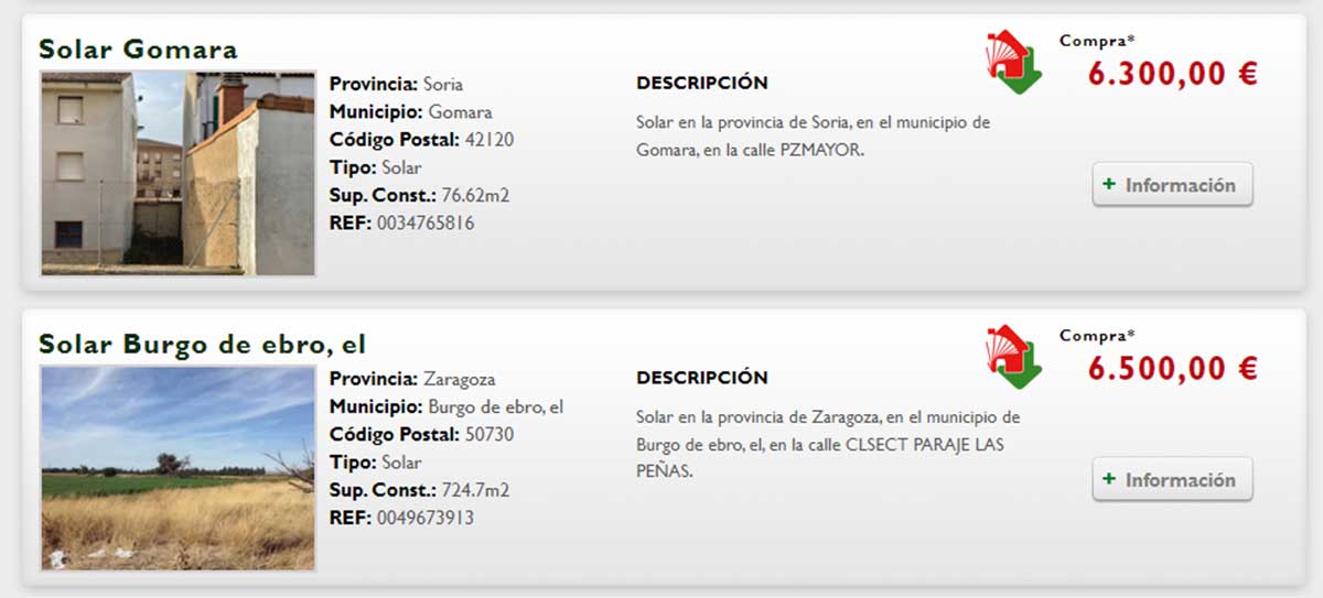 Terreno por 6.000 euros